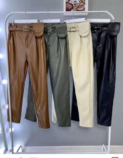 pu leather pants slim-fitting tight-fitting belt bag women pants 2020 new high waist black pencil faux leather streetwear, Black;white
pu leather pants slim-fitting tight-fitting belt bag women pants 2020 new high waist black pencil faux leather streetwear, Black;white