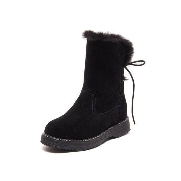 boots fashion genuine leather women shoes snow warm winter non-slip ladies height increasing, Black
boots fashion genuine leather women shoes snow warm winter non-slip ladies height increasing, Black