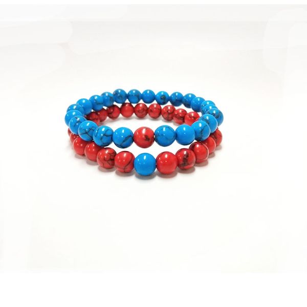 charm bracelets couples distance bracelet classic natural stone red and blue beaded for men women gift, Golden;silver
charm bracelets couples distance bracelet classic natural stone red and blue beaded for men women gift, Golden;silver