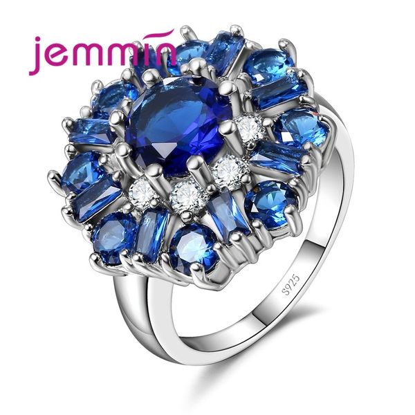 cluster rings luxury sapphire flower ring for women gift crystal female anel 925 sterling silver jewelry wedding, Golden;silver
cluster rings luxury sapphire flower ring for women gift crystal female anel 925 sterling silver jewelry wedding, Golden;silver