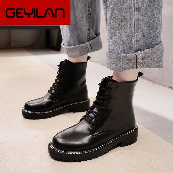 autumn winter women snow boots women casual lace-up combat motorcycle boots shoes ankle martin, Black
autumn winter women snow boots women casual lace-up combat motorcycle boots shoes ankle martin, Black