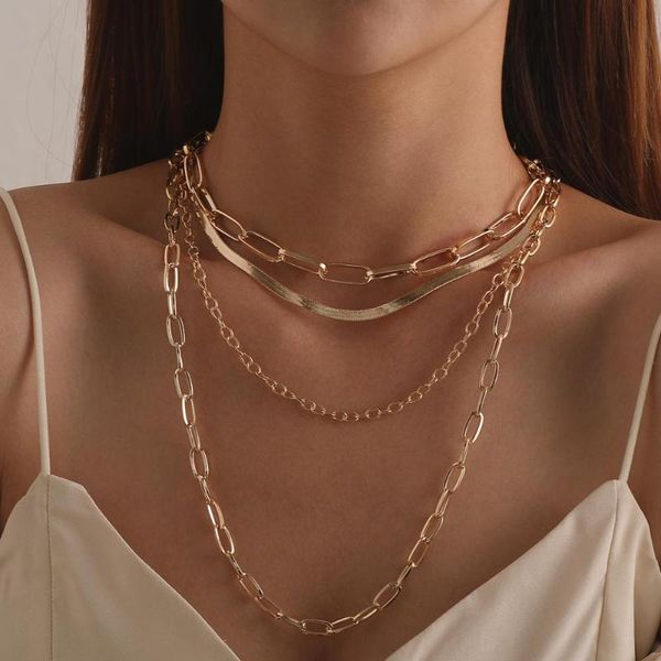cuban 2pcs/set chain necklace for men punk hiphop layered collar choker women necklace gothic gold color fashion lovers jewelry, Silver
cuban 2pcs/set chain necklace for men punk hiphop layered collar choker women necklace gothic gold color fashion lovers jewelry, Silver