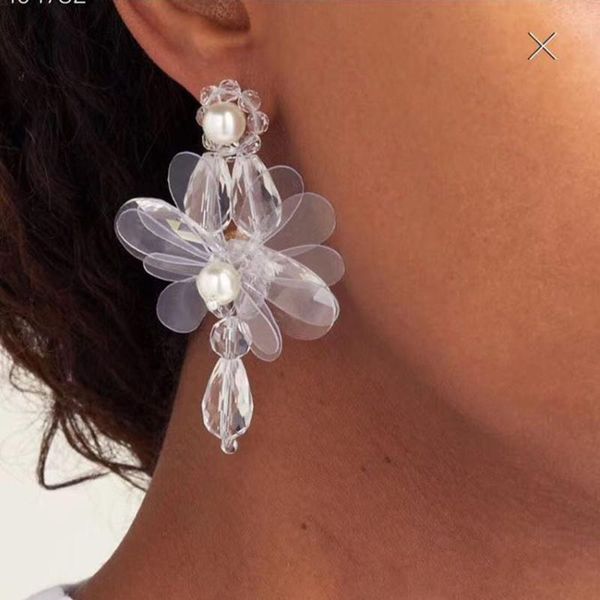 colorful pendientes lady simple flowers temperament wild three-dimensional pearl earrings women stylish jewelry ear accessories, Golden;silver
colorful pendientes lady simple flowers temperament wild three-dimensional pearl earrings women stylish jewelry ear accessories, Golden;silver