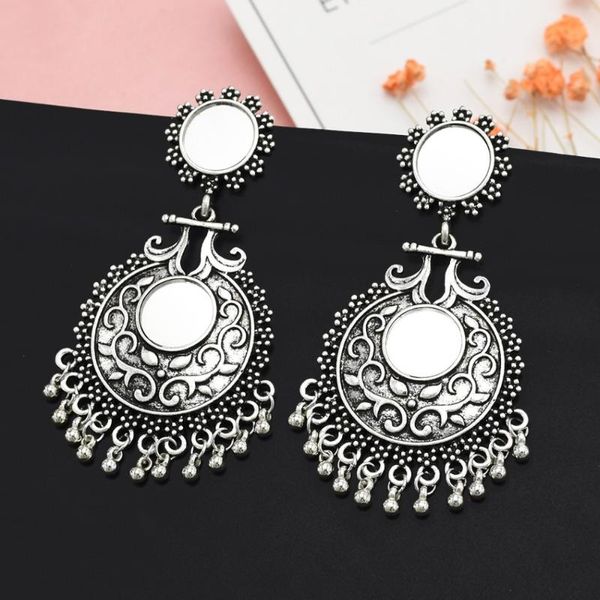 dangle & chandelier thailand jewelry vintage color bells statement earrings for women bohemia jhumka oorbellen egypt gypsy tribal party, Silver
dangle & chandelier thailand jewelry vintage color bells statement earrings for women bohemia jhumka oorbellen egypt gypsy tribal party, Silver