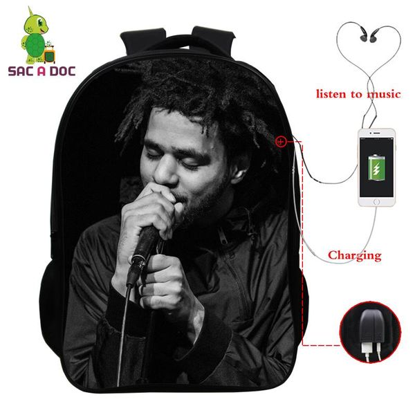 16-дюймового рюкзак сумка hip hop rap j cole печать мальчики девочка путешествие мешок школа usb зарядки для подросткового учиться в россии
16-дюймового рюкзак сумка hip hop rap j cole печать мальчики девочка путешествие мешок школа usb зарядки для подросткового учиться в россии