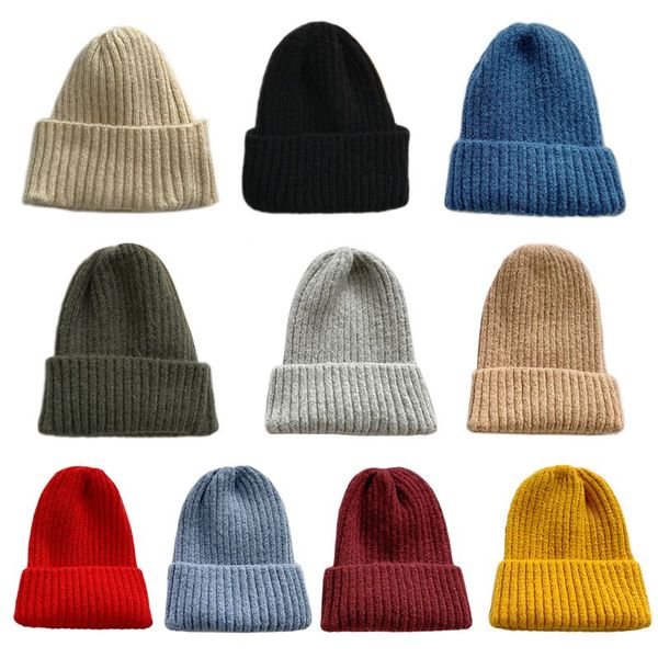 winter ribbed knitted beanie hat solid candy color warm cuffed skull cap m7dd
winter ribbed knitted beanie hat solid candy color warm cuffed skull cap m7dd