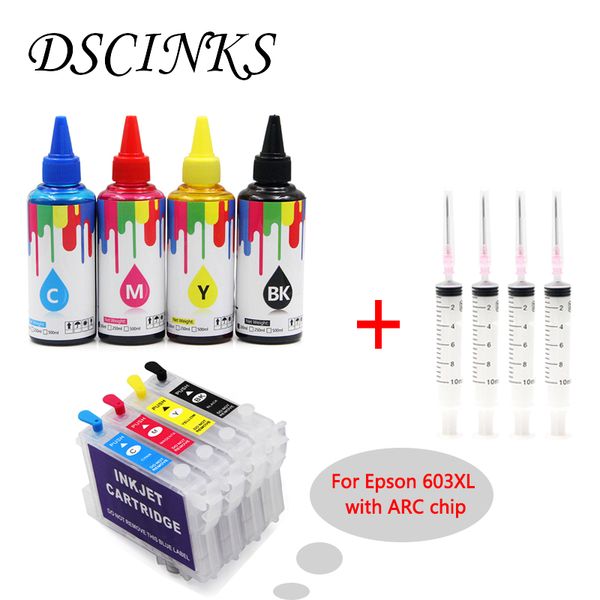 ink refill kits kit for 603xl cartridge with arc chip t03a1-t03a4 xp-2100 xp-3100 xp-4100 wf-2810 printer
ink refill kits kit for 603xl cartridge with arc chip t03a1-t03a4 xp-2100 xp-3100 xp-4100 wf-2810 printer