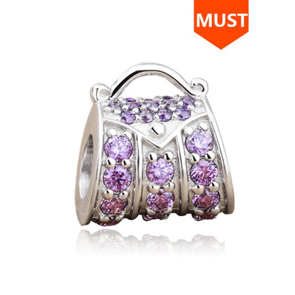 other sg 925 sterling silver beads luxury handbag charms with purple cz fit original europe bracelet fashion jewelry for women gifts
other sg 925 sterling silver beads luxury handbag charms with purple cz fit original europe bracelet fashion jewelry for women gifts