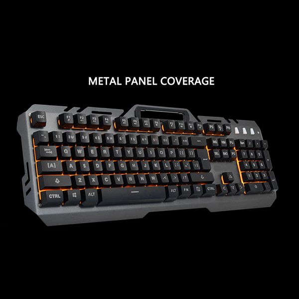 wired usb gaming keyboard led backlight 104key for lappc computer
wired usb gaming keyboard led backlight 104key for lappc computer