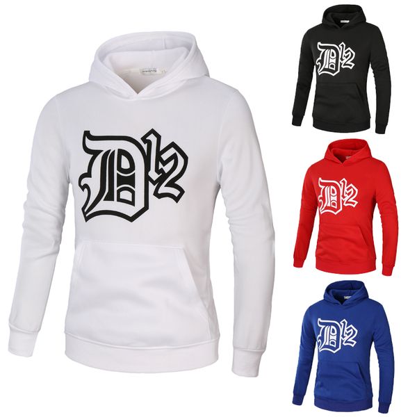 2017 men's fashion chest letters printed sets of sweater solid color long-sleeved hooded pocket fashion casual sweater, Black
2017 men's fashion chest letters printed sets of sweater solid color long-sleeved hooded pocket fashion casual sweater, Black