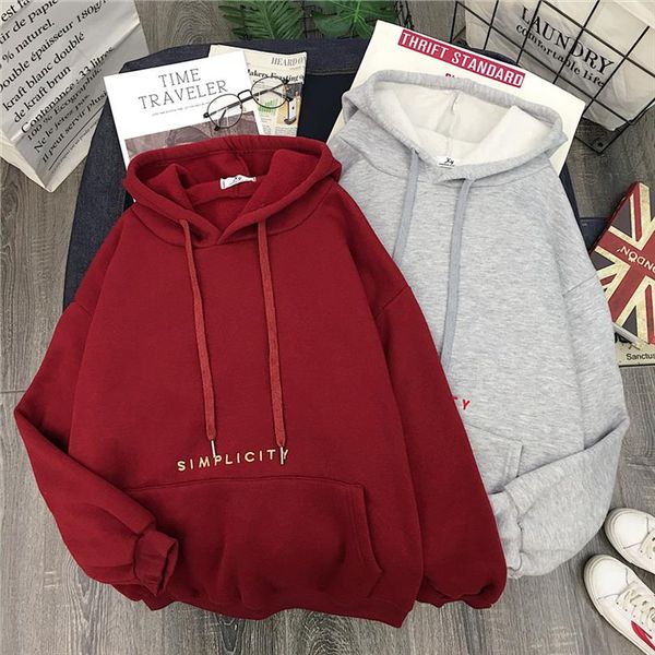 sweatshirt hooded women winter casual loose pullover hoodies ladies korean letter print womens hoodies thickened plus velvet, Black
sweatshirt hooded women winter casual loose pullover hoodies ladies korean letter print womens hoodies thickened plus velvet, Black