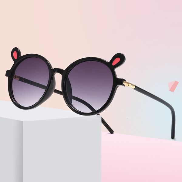 the new 2020 bear children's cartoon sunglasses 1946 ears marine decoration performance of glasses, White;black
the new 2020 bear children's cartoon sunglasses 1946 ears marine decoration performance of glasses, White;black