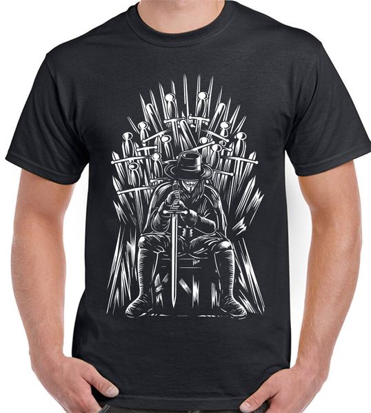 the thrones of vendetta mash up parody - mens funny t-shirt game of got v for harajuku tee shirt