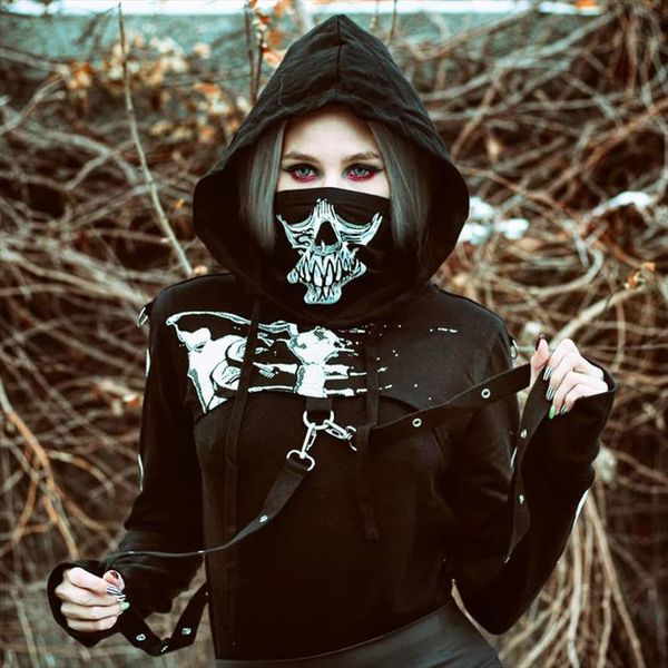 2020 halloween череп скелет черная дыра толстовка толстовка пуловер punk gothic с капюшоном толстовки женщины прохладный tops streetwear дев, Black
2020 halloween череп скелет черная дыра толстовка толстовка пуловер punk gothic с капюшоном толстовки женщины прохладный tops streetwear дев, Black