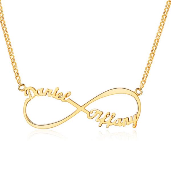 romantic custom infinity name necklace personalized two nameplate promise charm necklaces valentine's day gift women jewelry bff, Golden;silver
romantic custom infinity name necklace personalized two nameplate promise charm necklaces valentine's day gift women jewelry bff, Golden;silver