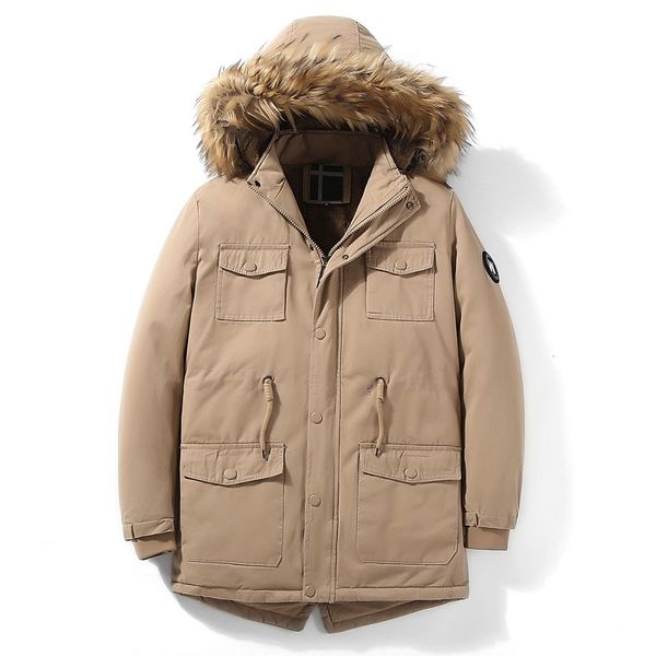 men's down & parkas winter cotton padded jackets men big fur hooded warm wadded fleece overcoat fashion male thickening outerwear mens, Black
men's down & parkas winter cotton padded jackets men big fur hooded warm wadded fleece overcoat fashion male thickening outerwear mens, Black