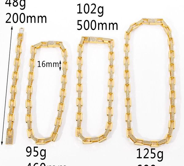 the big chains crystal hip-hop necklace fashion jewelry for man or women rock streetwear cool heavy luxury00, Golden;silver
the big chains crystal hip-hop necklace fashion jewelry for man or women rock streetwear cool heavy luxury00, Golden;silver