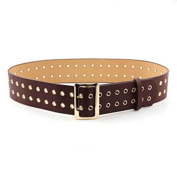 tj-tingjun punk belt girdle waistband pants belt waist belts adjustable black double eyelet grommet leather buckle b767, Black;brown
tj-tingjun punk belt girdle waistband pants belt waist belts adjustable black double eyelet grommet leather buckle b767, Black;brown
