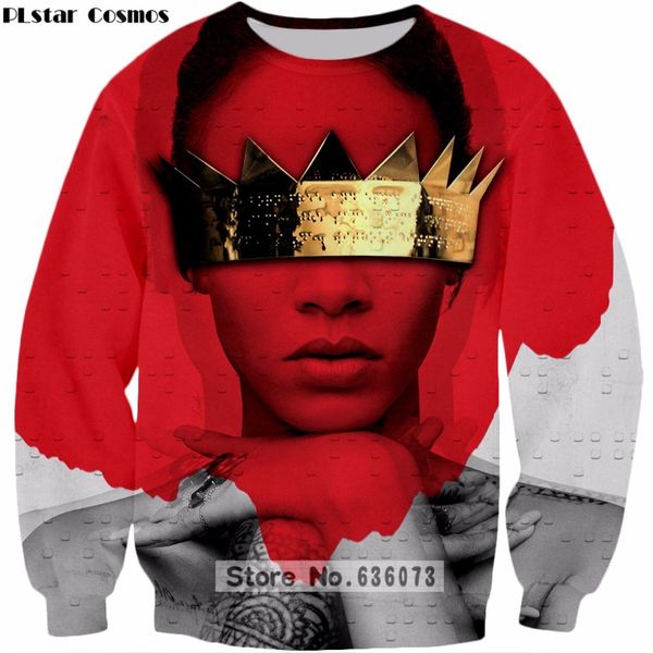 plstar cosmos 2019 the new fashion sweatshirt hip hop style hoodie singer rihanna 3d print mens womens pullover zs135, Black
plstar cosmos 2019 the new fashion sweatshirt hip hop style hoodie singer rihanna 3d print mens womens pullover zs135, Black