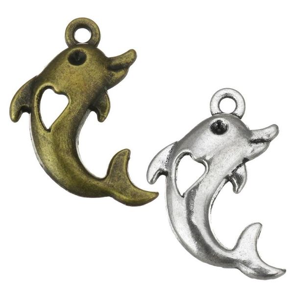 10pcs charms ancient bronze alloy pendant dolphin of hollow love diy handmsde jewelry accessories, Bronze;silver
10pcs charms ancient bronze alloy pendant dolphin of hollow love diy handmsde jewelry accessories, Bronze;silver