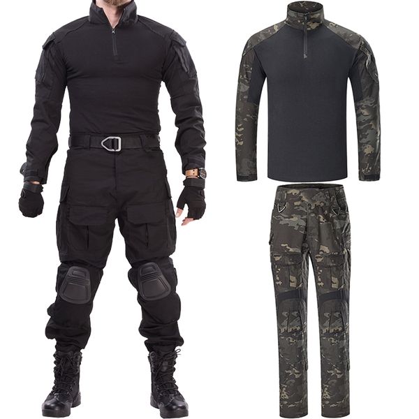 outdoor shirts combat uniform hunting camouflage pants g3 shirt tactical suit & knee with pads, Gray;blue
outdoor shirts combat uniform hunting camouflage pants g3 shirt tactical suit & knee with pads, Gray;blue