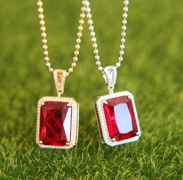 chains men's trendy iced out hip hop pendant necklace jewelry gold color red black micro pave big square stone chain, Silver
chains men's trendy iced out hip hop pendant necklace jewelry gold color red black micro pave big square stone chain, Silver