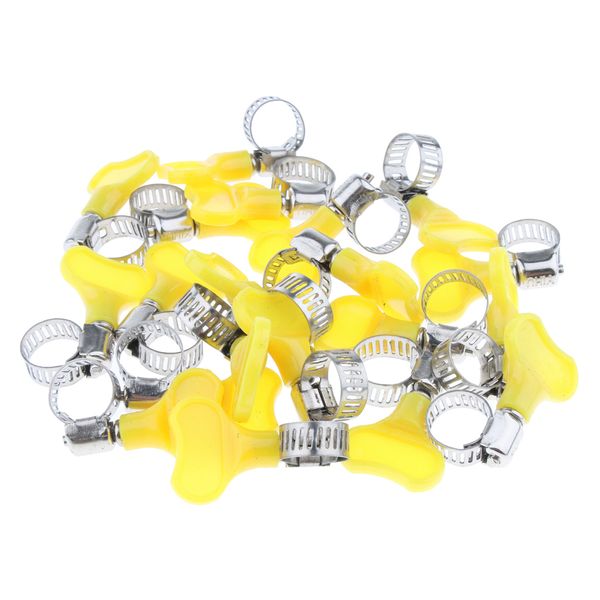 20 pieces 8-29mm stainless steel hose clips fuel pipe tube clamp fastener, anti corrosion
20 pieces 8-29mm stainless steel hose clips fuel pipe tube clamp fastener, anti corrosion