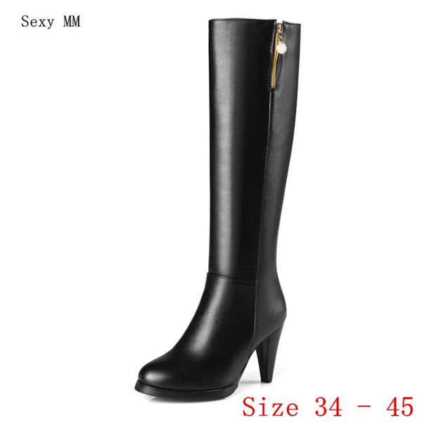 spring autumn women knee high high heel boots heels woman thigh long boots botas plus size 34 - 40 41 42 43 44 45, Black
spring autumn women knee high high heel boots heels woman thigh long boots botas plus size 34 - 40 41 42 43 44 45, Black