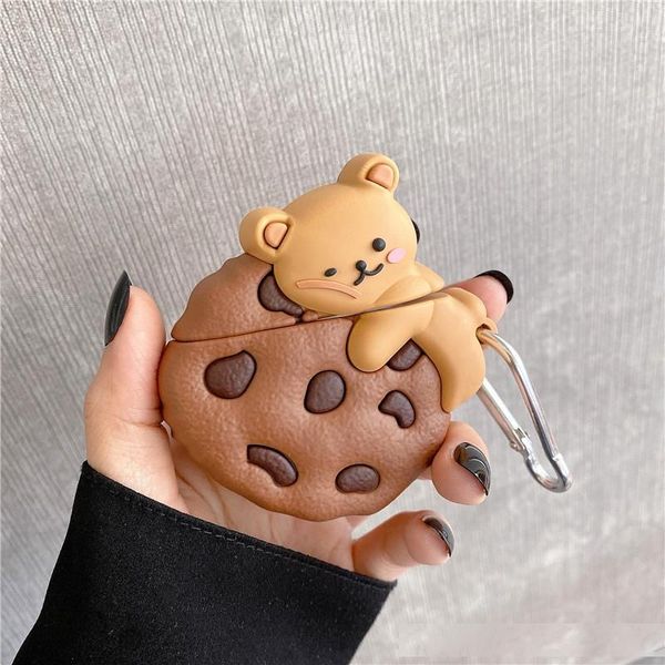 creative cookies bear airpods protective case cute wireless bluetooth headset protective case for apple 1/2 generation silicone
creative cookies bear airpods protective case cute wireless bluetooth headset protective case for apple 1/2 generation silicone