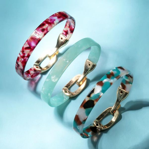 bangle acetate alloy metal buckle bangles for women urban fashion classic vintage jewelry designer bracelets luxury, Black
bangle acetate alloy metal buckle bangles for women urban fashion classic vintage jewelry designer bracelets luxury, Black