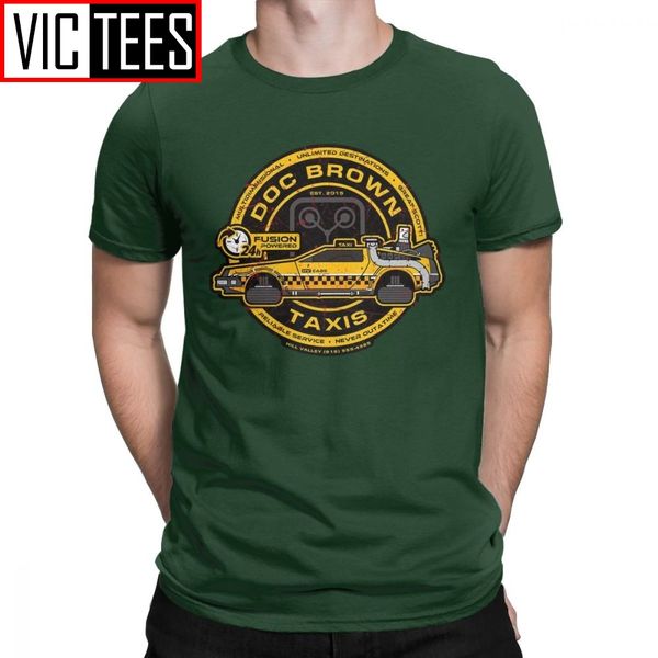 men t shirts doc brown taxis back to the future t-shirts funny short sleeved tees shirt purified cotton high quality
men t shirts doc brown taxis back to the future t-shirts funny short sleeved tees shirt purified cotton high quality
