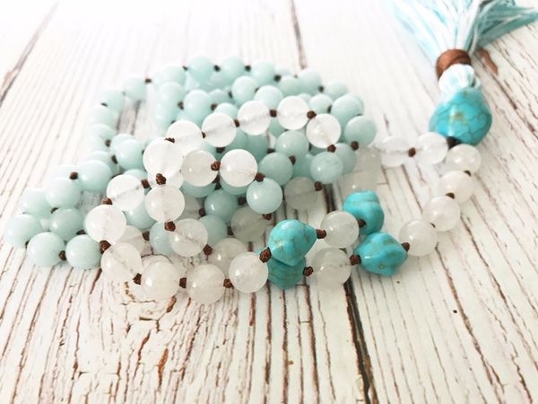 108 mala beads necklaces hand knotted white jades necklace bule meditation necklaces tassel necklace yoga mala bead gift mx200810, Silver
108 mala beads necklaces hand knotted white jades necklace bule meditation necklaces tassel necklace yoga mala bead gift mx200810, Silver