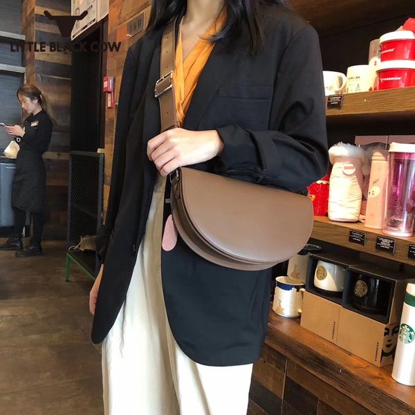 fashion women genuine leather saddle bag shoulder bag brand semi-circle ladies crossbody bags office work packing
fashion women genuine leather saddle bag shoulder bag brand semi-circle ladies crossbody bags office work packing