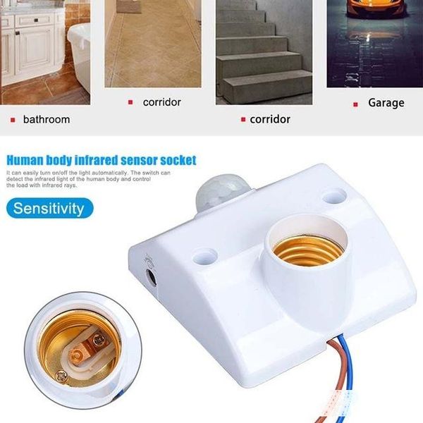 sensor infrared alarm detector e27 lamp holder infrared motion pir sensor automatic led light lamp holder switch motion detector automatic
sensor infrared alarm detector e27 lamp holder infrared motion pir sensor automatic led light lamp holder switch motion detector automatic
