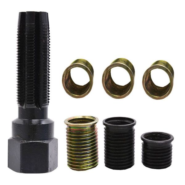 16 pcs m14x1.25 rethread thread repair tools kit wire sleeve w/ case
16 pcs m14x1.25 rethread thread repair tools kit wire sleeve w/ case