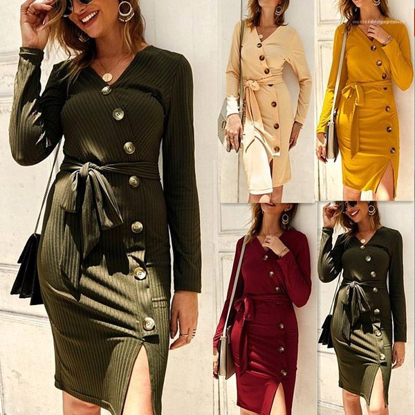 single breated split pencil dress fashion female clothing autumn winter ladies designer knitting dress solid color printed, Black;gray
single breated split pencil dress fashion female clothing autumn winter ladies designer knitting dress solid color printed, Black;gray