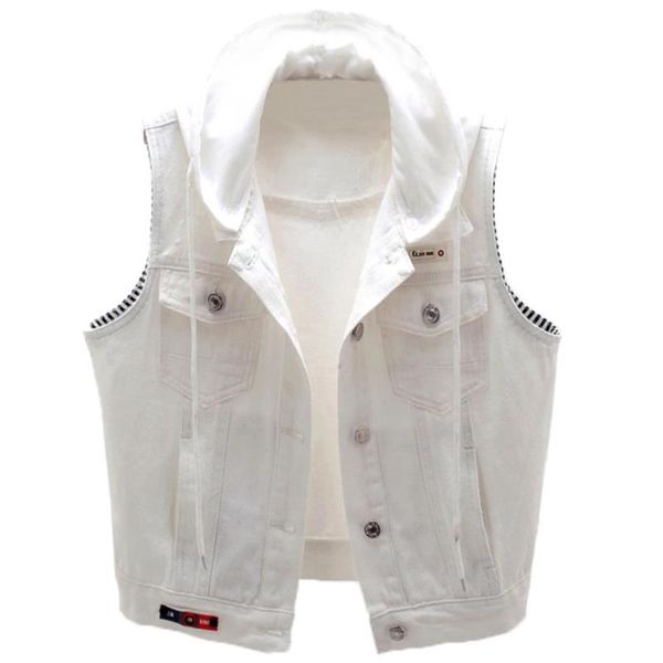 women's vests plus size 5xlwhite hooded denim vest autumn veste femme casual short sleeveless jeans jackets coats single-breasted, Black;white
women's vests plus size 5xlwhite hooded denim vest autumn veste femme casual short sleeveless jeans jackets coats single-breasted, Black;white