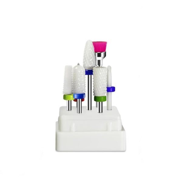 nail art equipment ceramic drill bits set with box manicure machine accessories for all electric machines tools, Silver
nail art equipment ceramic drill bits set with box manicure machine accessories for all electric machines tools, Silver
