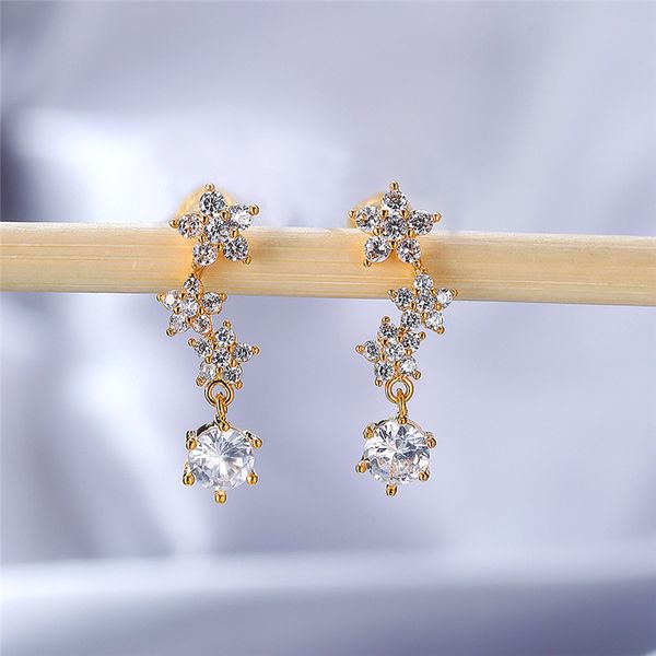 cute female white crystal drop earrings charm rose gold silver dangle earrings for women luxury bridal flower wedding
cute female white crystal drop earrings charm rose gold silver dangle earrings for women luxury bridal flower wedding