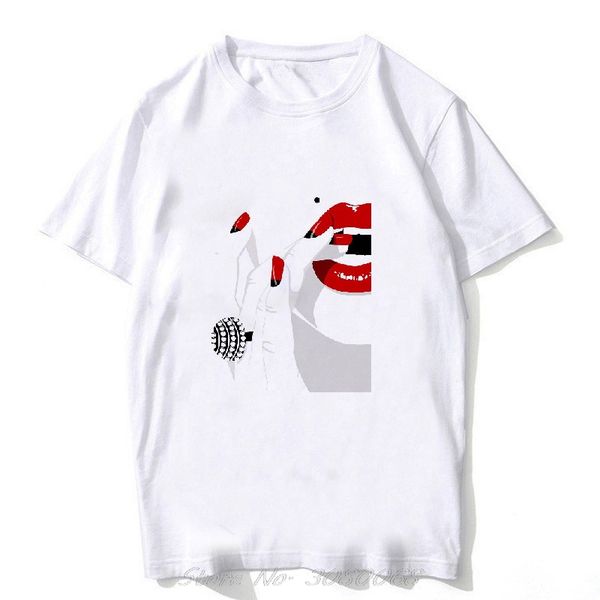 t shirt women new fashion quality summer vogue style red lip nails print t-shirt men cotton o-neck tshirt tees harajuku
t shirt women new fashion quality summer vogue style red lip nails print t-shirt men cotton o-neck tshirt tees harajuku