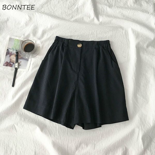 shorts women summer high-waist button pockets wide leg office females trendy elastic waist all-match elegant ulzzang chic, White;black
shorts women summer high-waist button pockets wide leg office females trendy elastic waist all-match elegant ulzzang chic, White;black