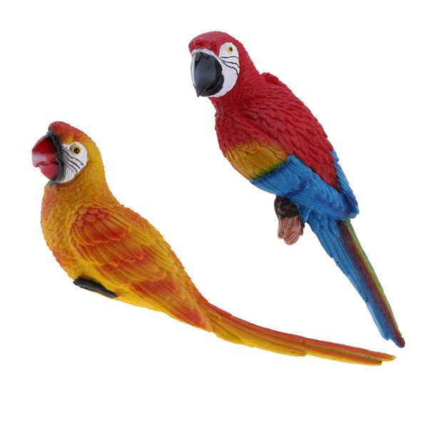 1 pair realistic large parrot lifelike bird ornament resin animal model statues diy lawn sculpture tree decor 31cm red & 29cm yellow parrots
1 pair realistic large parrot lifelike bird ornament resin animal model statues diy lawn sculpture tree decor 31cm red & 29cm yellow parrots