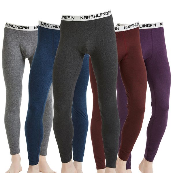 men's thermal underwear men winter trackless warm long johns high elasticity slim body breathable cashmere thickened pants, Black;white
men's thermal underwear men winter trackless warm long johns high elasticity slim body breathable cashmere thickened pants, Black;white