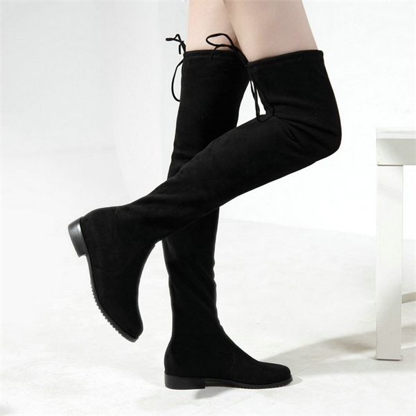 flat thigh high winter women over the knee comfort suede ladies long woman shoes gray wine black boots 2019
flat thigh high winter women over the knee comfort suede ladies long woman shoes gray wine black boots 2019