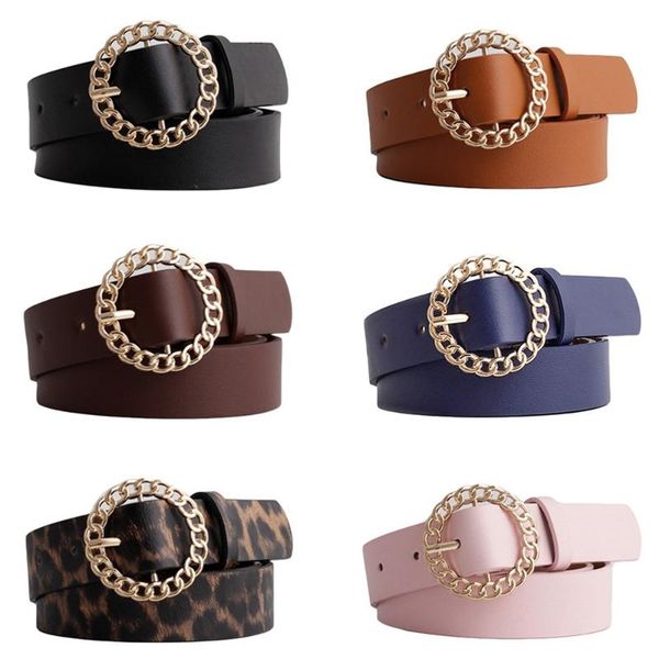 women circle ring buckle belt faux leather wild waistband ladies stylish belts bltyn20006, Black;brown
women circle ring buckle belt faux leather wild waistband ladies stylish belts bltyn20006, Black;brown