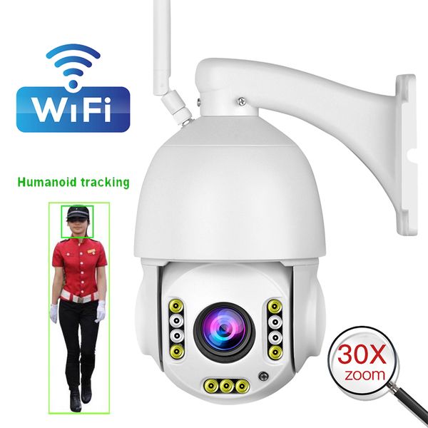 

cameras 1080p ip camera wifi 30x optical zoom ptz outdoor humanoid tracking street