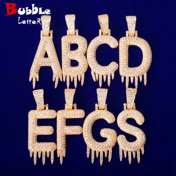 pendant necklaces solid back single drip bubble letters for men women gold color cubic zircon hip hop jewelry, Silver
pendant necklaces solid back single drip bubble letters for men women gold color cubic zircon hip hop jewelry, Silver