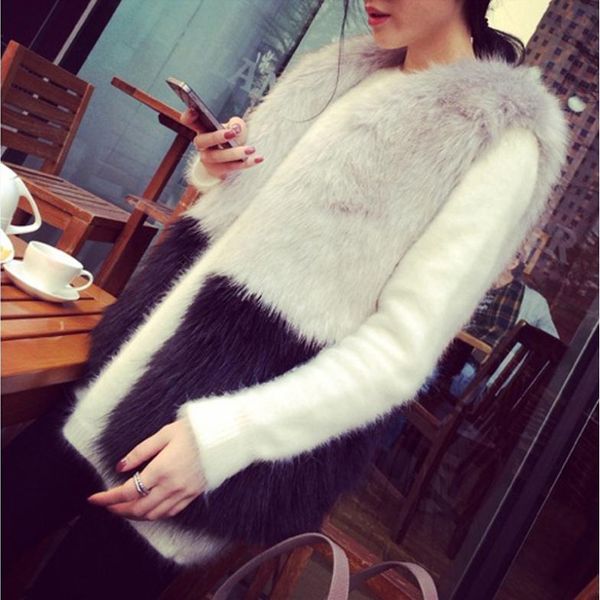 women's fur & faux 2021 women colete feminino couro warm jacket vest female fake outerwear coat waistcoat short design l705, Black
women's fur & faux 2021 women colete feminino couro warm jacket vest female fake outerwear coat waistcoat short design l705, Black