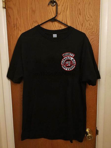 t-shirt new mongrel mob aotearoa mc mighty 100%.usa size
