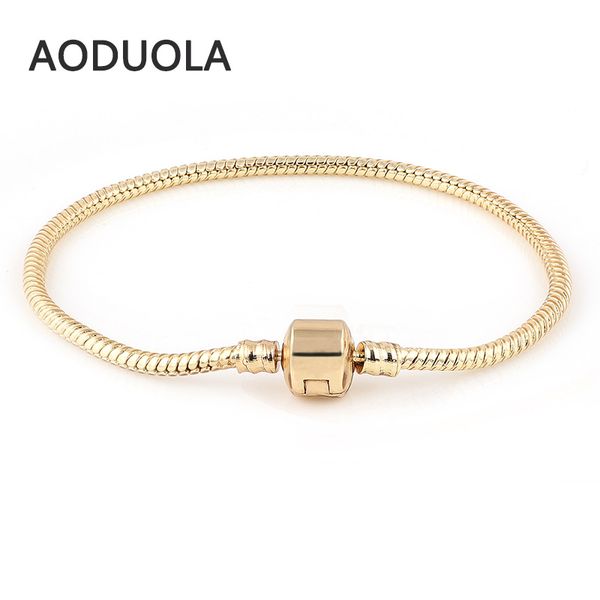 love chamilia bracelets gold-color snake chain charm aoduola charm bracelet european murano beads diy czech glass bead, Black
love chamilia bracelets gold-color snake chain charm aoduola charm bracelet european murano beads diy czech glass bead, Black